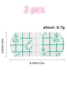 Eyelash Extension Plastic Film, Eyelash & Eyebrow Tattoo Plastic Film Isolation Film Makeup Auxiliary Supplies, Can Be Used For Removing Eyelashes, Tattoos And Permanent Makeup - Multicolor - View 9