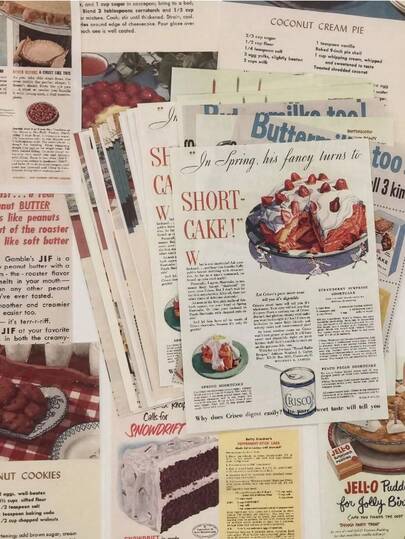 50 tờ/gói Giấy trang trí in hình báo Anh cổ điển, họa tiết bánh ngọt, thích hợp cho các dự án thủ công DIY, làm sổ lưu niệm, nhật ký, tranh ghép, trang trí năm học mới.