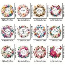 UV DTF Transfer Paper - 12 Sheets Best Mom UV DTF Cup, Suitable For Mugs, Glass Cups, Tables, Chairs, And Computers, High Viscosity UV DTF Transfer Paper (Mugs Not Included, Only Transfer Paper) - Multicolor - View 2