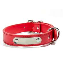 [Customized] Adjustable Faux Leather Pet Collar With Customizable Pet Name And Phone Number - Gift For Pets From Owners - Multicolor - View 29