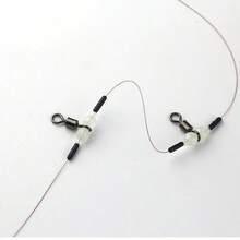 22pcs Luminous Gourd-Shaped Fishing Line Splitter Swivel Rings, Saltwater Fishing Accessories - Multicolor - View 12