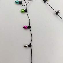 1/12 Scale Mini Colorful String Lights – Battery-Free Decorative Fairy Lights For Dollhouse & DIY Crafts - Multicolor - View 11