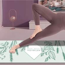 1 片 71*22 英寸瑜伽垫，多种花卉图案可选 - 防滑耐磨加宽加厚健身垫，家用/专业初学者瑜伽训练垫 - 彩色 - 查看 8