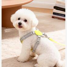 1件装 X型宠物牵引胸背带，反光防逃脱设计，适合小型/中型犬猫，宠物遛狗用品 - 彩色 - 查看 9