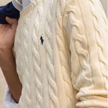 Polo Ralph Lauren Classic Fit Crewneck Sweatshirt | Soft Cotton Long-Sleeve Pullover, Unisex Casual Style Every Day Item Wardrobe Essential - 白色 - 查看 3