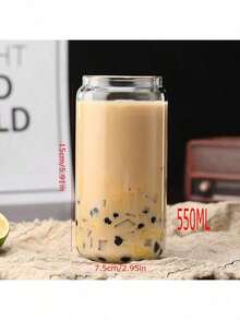 1个梅森罐（无盖），带吸管，宽口可重复使用，可作饮水杯、冰咖啡杯等，适合学校用品、厨房用品、新年、情人节、母亲节、父亲节、夏季、毕业季、返校季等场合的礼物。 - 彩色 - 查看 5