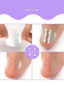 High Heeled Shoes Scratch Resistant Heel Stickers Abrasion Resistant Heel Stickers Girl Transparent Invisible Ultra-Thin Gel Stickers Artifact Protection Ankle Abrasion Resistant Stickers - Multicolor - View 5