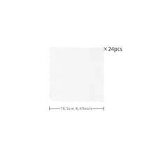 White Rimmed Disposable Tableware Set, Including 7/9 Inch Paper Plates, Paper Cups, Paper Napkins, Suitable For Birthday Parties, Festivals, Gatherings, Picnics, Celebration Events, Wedding Tea Parties, Graduation Ceremonies - White - View 15