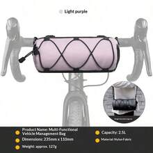 1PC Multi-Functional Portable Bicycle Bag Rear Waterproof Road Bike Hanging Bag Mountain Bike Management Front Beam Bag - Multicolor - View 11