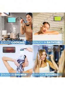 双面硅胶吸盘手机壳支架，Octobuddy 粘性手机支架，适用于女士手机、钱包、迷你钱包、卡包、零钱包、小钱包、卡包，夏季旅行必备 - 彩色 - 查看 3