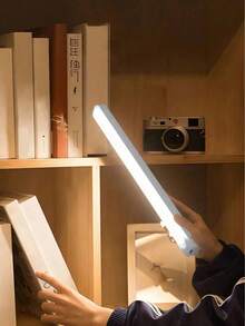 4pcs Motion Sensor Lights, Bedroom Night Lights Bars, USB Rechargeable LED Lights, Suitable For Room, Cabinet, Closet, Corridor And Stairs, 19.69 Inch/11.81 Inch/7.87 Inch/3.94 Inch, Warm Light/White Light - White 4pcs - View 5