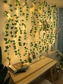 1 bộ đèn rèm dây đồng chạy bằng USB 20/50/100 bóng, đèn dây trang trí bằng đồng, đèn rèm dây leo 3x2M, trang trí mùa xuân, đèn trang trí đám cưới, 8 chế độ chiếu sáng, có dây buộc cố định, đèn rèm dây leo nhân tạo LED, đèn trang trí dây leo giả treo, thích hợp cho phòng ngủ, tự làm, tiệc tùng, năm mới, trang trí hàng ngày, trang trí tường đám cưới, trang trí phòng, trang trí nhà cửa, đồ trang trí phòng, lễ tốt nghiệp, trang trí, đồ trang trí nhà cửa. - nhiều màu - Xem 10