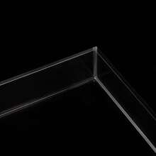 Clear Sturdy Acrylic Serving Tray, 18.9 X 18.9 Inch Clear Sturdy Acrylic Square Tray With Handles Spill Proof Square Decorative Tray For Coffee Table, Bathroom, Vanity - View 11