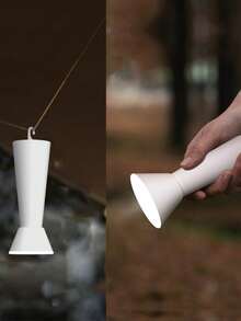 1个1800mAh多功能台灯，卧室书房护眼可伸缩夜灯氛围灯户外创意手电筒露营小工具 - 彩色 - 查看 2