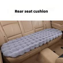 1件装加厚绒面汽车座椅垫 - 加厚泡泡绒座椅套，秋冬季保暖，单座保护，女士汽车内饰配件 - 坐墊 - 查看 17