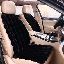 1件装加厚绒面汽车座椅垫 - 加厚泡泡绒座椅套，秋冬季保暖，单座保护，女士汽车内饰配件 - 坐墊 - 查看 5