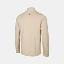 Asics Men's Lycra Running Long Sleeve T-Shirt, Knitted Collarless Long T-Shirt 2011D623-020 - Beige - View 2