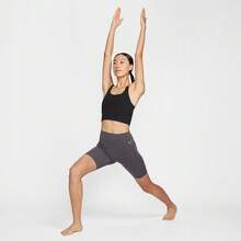 Nike 女士 AS W NK DF ZENVY HR 8英寸短裤紧身裤 DQ6004-036 - 灰色 - 查看 6