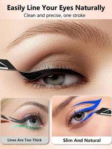 5支装精准眼部化妆刷套装，包含镰刀形眼线刷、斜角眼线刷和眉刷。专业眼部化妆刷，可旋转长柄设计，适合敏感、娇嫩、干燥肌肤，轻松打造精致眼妆。化妆刷套装，化妆刷套装，化妆刷套装，全套化妆刷，化妆刷套装，全套化妆工具，化妆刷套装，化妆刷套装，化妆刷套装，化妆礼盒套装 - 黑色 - 查看 3