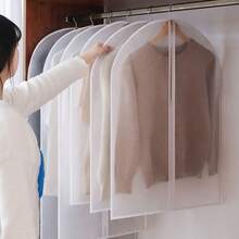 Bộ 1/3/5 túi bảo vệ quần áo chống bụi, dùng trong gia đình, thích hợp để treo áo khoác/vest. - Xem 2