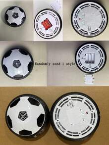 带气垫的悬浮足球，音乐悬浮足球玩具，室内运动气垫悬浮足球，防撞旋转球，创意儿童益智运动玩具，带灯光、音乐和亲子互动功能 - 彩色 - 查看 11