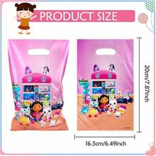 1set /10pcs Gift Bag Loot Bag Girls Birthday Party Supplies Cat Decorations Gift Party Favors Decoration,Perfect Holiday Gift, Easter Gift, Gift For Fans And Friends(Random Style) - Multicolor - View 2