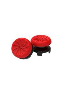 1 Pair Red Silicone Joystick Thumb Grip Caps, FPS Gaming Trigger Extender Caps, Game Controller Protective Caps - View 4