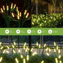 4/2/1Pack Outdoor Solar Lights - Bubble Pathway Lights, Featuring A Reed-Like Swaying Design, Solar-Powered, Suitable For Patio Decor, Walkway Decor, Garden Decor, And Holiday Decor. - Outdoor Solar Lights - View 9