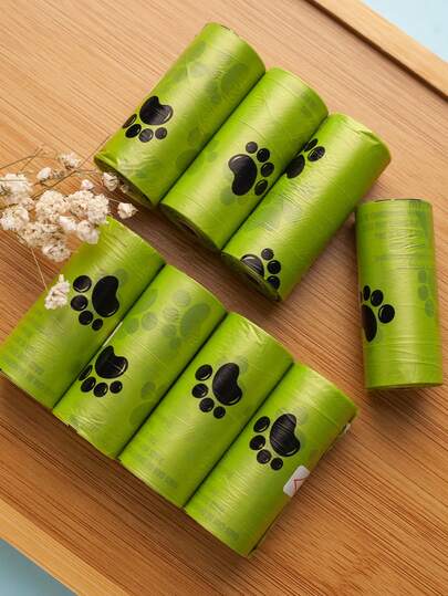 1 Roll/5 Rolls/10 Rolls/20 Rolls (15 Pcs/75 Pcs/150 Pcs/300 Pcs) Dog Poop Bags, Lavender Scented Thickened Leak-Proof Pet Poop Bags, Used For Pet Poop Management Outdoor Dog Poop Cleaning Bags, Pet-Specific Garbage Bags, Leak-Proof Pet Garbage Bags, Suitable For Outdoor Dog Walking, Portable Outdoor Dog Poop Bags (Suitable For Car Trash Cans, Small Trash Cans, Can Replace Ordinary Trash Can Garbage Bags)