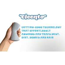 Damp Duster Cleaning Sponge, Multi - Surface Dust Cleaner Eraser Blinds, Hair, Glass, Mirrors, Car, Baseboards Window Grooves - All Purpose, Reuseable Household Supplies (2 Pack) - D - Xem 6