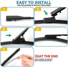 Front Wiper Blades For MG3 2024-2026, Used To Clean The Windshield And Rainwater. - A - View 5