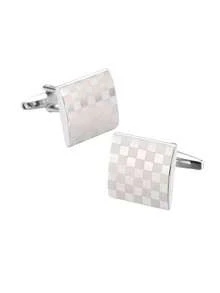 2pcs Shiny Copper Geometric Cufflinks, Suitable For Business, Wedding, And Daily Wear For Men - Geometry - View 7