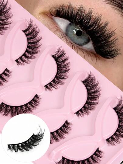 5 pares de pestañas postizas de visón falso tipo wispy - reutilizables y ligeras para un look de maquillaje de ojos dramático - perfectas para uso diario Pestañas postizas, pestañas, pestañas postizas