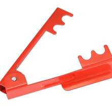 Lecute Removedor de espinas de metal para flores y flores, herramienta de mano para flores y jardín - Naranja - Ver 3