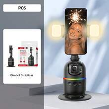 TOKQI AI Facial Tracking 360-Degree Rotating Gimbal Phone Stabilizer, 139cm Extended Tripod, Intelligent Gesture Control Phone Holder, Detachable Design Phone Holder, With Wireless Remote Control, Compatible With IOS And Android, Suitable For Vlog, Video - Multicolor - View 15