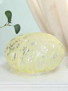 Baby & Småbarn Sött Spetstryck Tjock Vattentät Anti-Olje Dubbelskiktad Mesh Duschmössa, Badmössa för Spädbarn, Essential för Nyfödda - Olika färger - Visa 11