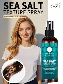 C-ZI 海盐质感喷雾，哑光效果，造型灵活，提升蓬松度和光泽度，100毫升/3.38液盎司 - 100ml - 查看 1
