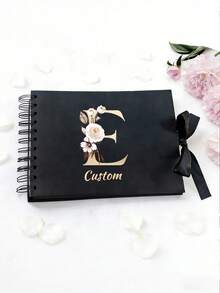 60 Page (30 Sheets) Personalized Photo Album/Scrapbook, Suitable For Wedding Guest Book, Anniversary, Family DIY Photo Album, And Craft/Mother's Day Gift (Small Size 8.3*5.7 Inches) - Multicolor - View 17