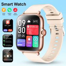 NcmRyu Smart Watch, 1.83-Inch HD Touchscreen Smartwatch, Soft Silicone Strap, Call/Message Notification, Pedometer, Calorie, Sports Tracking, Multiple Sports Modes, Multi-Function Smartwatch, Unisex, Compatible With IPhone And Android Phones, Perfect For Gym Daily Use And Christmas Birthday Gift - View 5