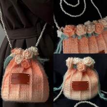 200g Gradient Long Plush Handmade Yarn Balls, Suitable For Crocheting/Knitting Gradient Rose Blankets, Garments, Handbags, Various DIY Crafts - Multicolor - View 7