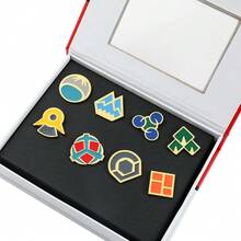 A Set Of Collectible Commemorative Badges, Pokémon Gym Badges And Exquisite And Stylish Brooches, Suitable For Everyday Wear, Collection, Or As A Gift - Multicolor - View 12