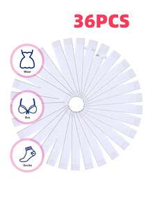 108/72/36卷双面胶带，防水时尚服装胶带，亲肤织物胶带，强力粘性人体胶带，透明，适合所有肤色 - 防走光貼 - 查看 15