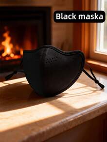 澳洲天鹅绒骑行保暖面罩，加厚3D眼角防护透气防风面罩，冬季防风保暖提升颜值小号面罩，旅行骑行滑雪防风透气面罩，女士防风防寒面罩 - 彩色 - 查看 13