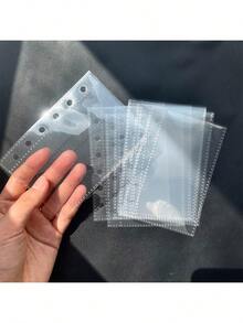 A7尺寸便携式透明活页夹、透明贴纸簿、照片收纳套、相册、预算计划本、日记本、笔记本、办公用品 - 裝飾卡夾 - 查看 18