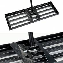 Crystals Lawn Leveling Rake With 75" Steel Extended Handle – Heavy Duty Garden Lawn Tool - Leveling Rake - View 7