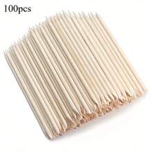 5/10/100/200/500/1000 支装木制指甲棒，双面多功能角质层推棒，美甲修脚工具，卸甲工具，美甲工具，美甲用品，美甲工具，美甲用品，美甲工具，美甲艺术工具，返校季，美甲，美甲工具（适用于假指甲） - 彩色 - 查看 11