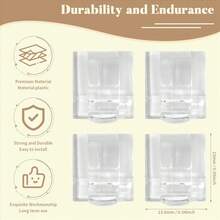 Hooks For Outdoor String Lights Clips 15 Pack Clips Clear Light Hook With 15 Waterproof Adhesive Backing - A - View 6