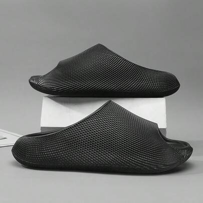 Pantuflas para hombre para interiores/exteriores, suela gruesa antideslizante, duraderas y cómodas, versátiles