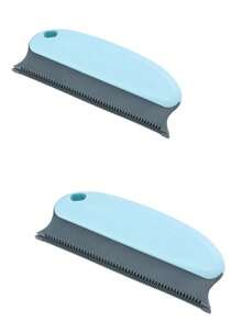 Pet Hair Cleaning Brush, Dual-Tooth Deshedding Tool, Made Of ABS Material, Suitable For Cleaning Pet Hair On Clothes, Carpets, Sofas, Bedding, Curtains, Household Pet Hair Removal Cleaning Supplies - Multicolor - View 16
