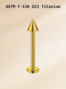 16G Spike Lip Studs Internal Thread Titanium Alloy Lip Piercing Jewelry,Labret Medusa Monroe Snake Bites Piercing Jewelry, 18G Cartilage Helix Tragus Daith Rook Earrings Piercing Jewelry For Womem Men 6mm 8mm 10mm 12mm - Pointed - View 6